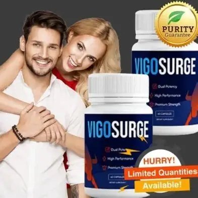 VigoSurge male vitality supplement bottle